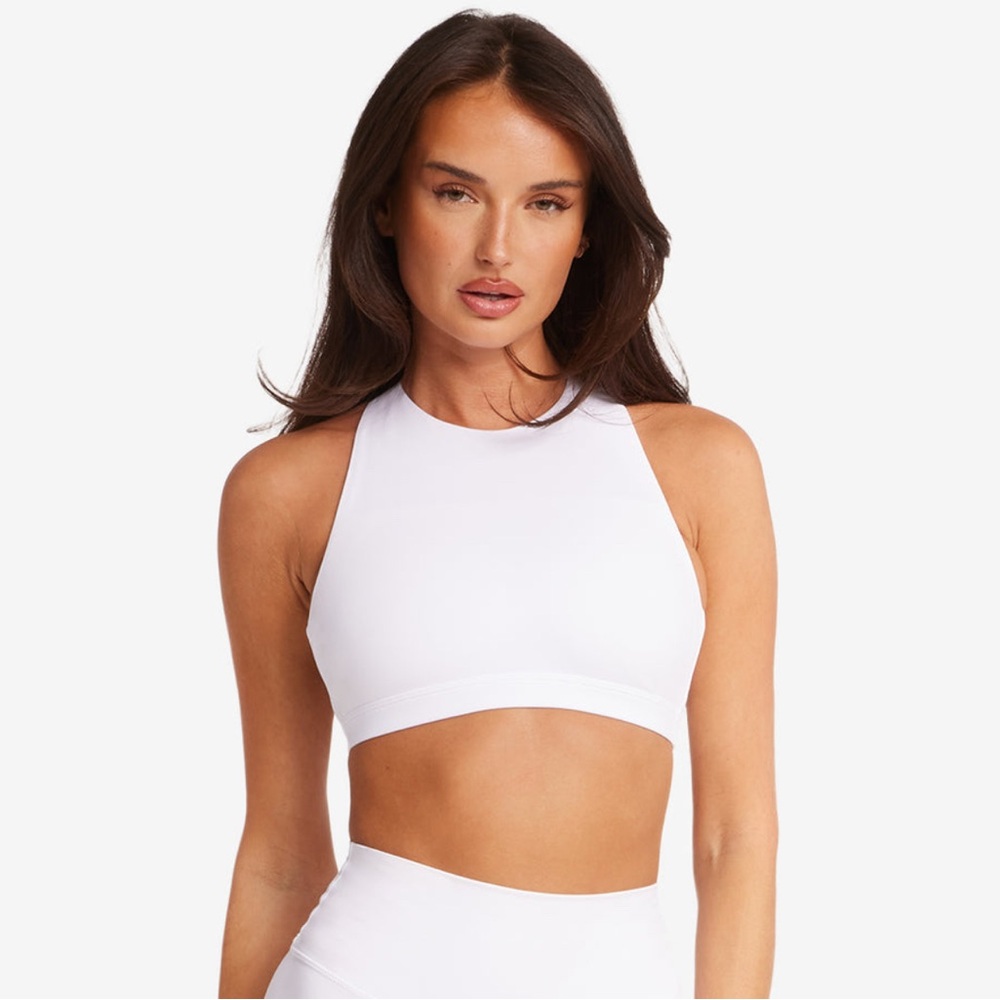 CSB White Racerback Sports Bra